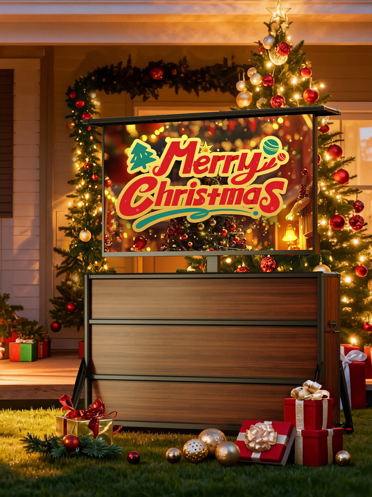 Christmas Moments, Elevated: Indoor & Outdoor TV Lift Cabinets by Intellicube