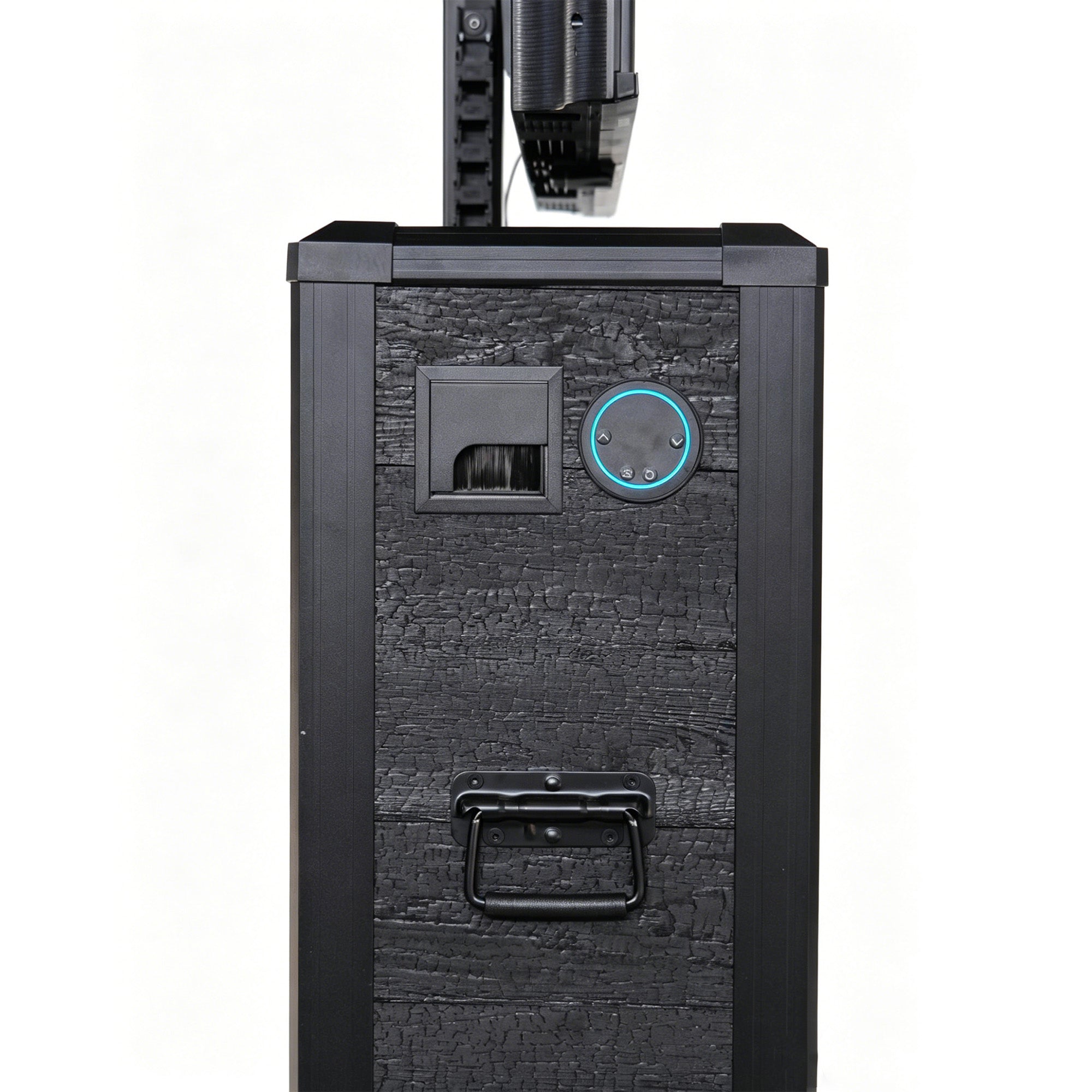 55" Charred Wood Outdoor TV Lift Cabinet