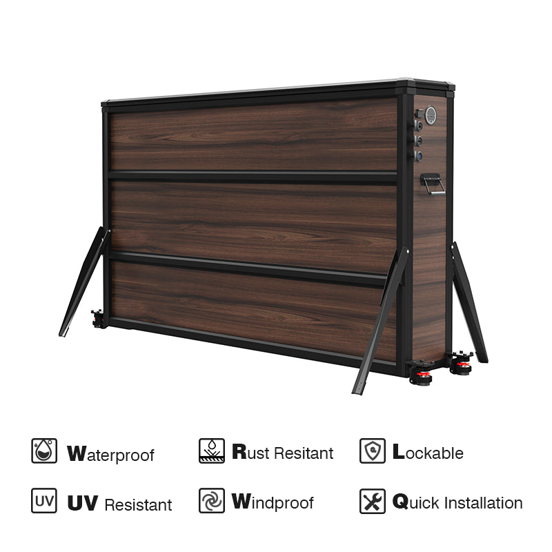 Weatherproof TV Lift Cabinet for TVs 65”, Indoor and Outdoor