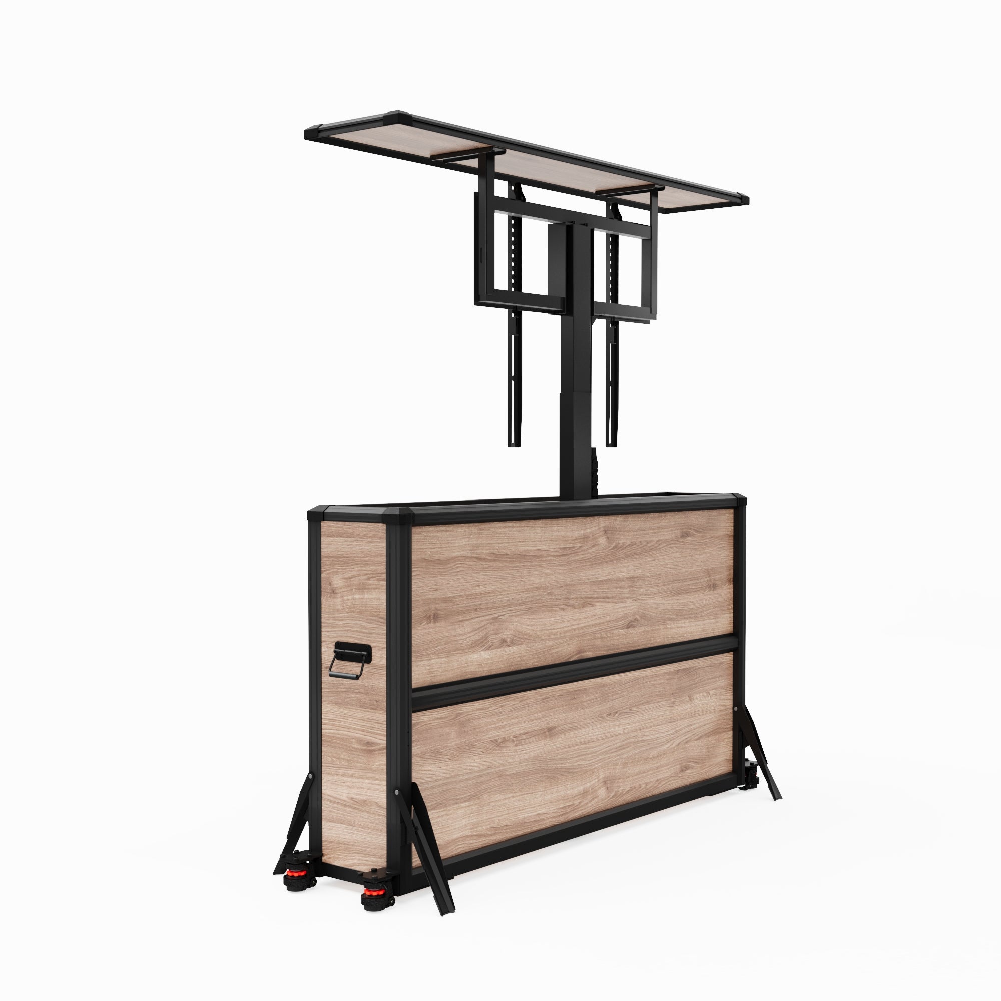 Mueble elevador de TV motorizado premium para interiores de 55 pulgadas