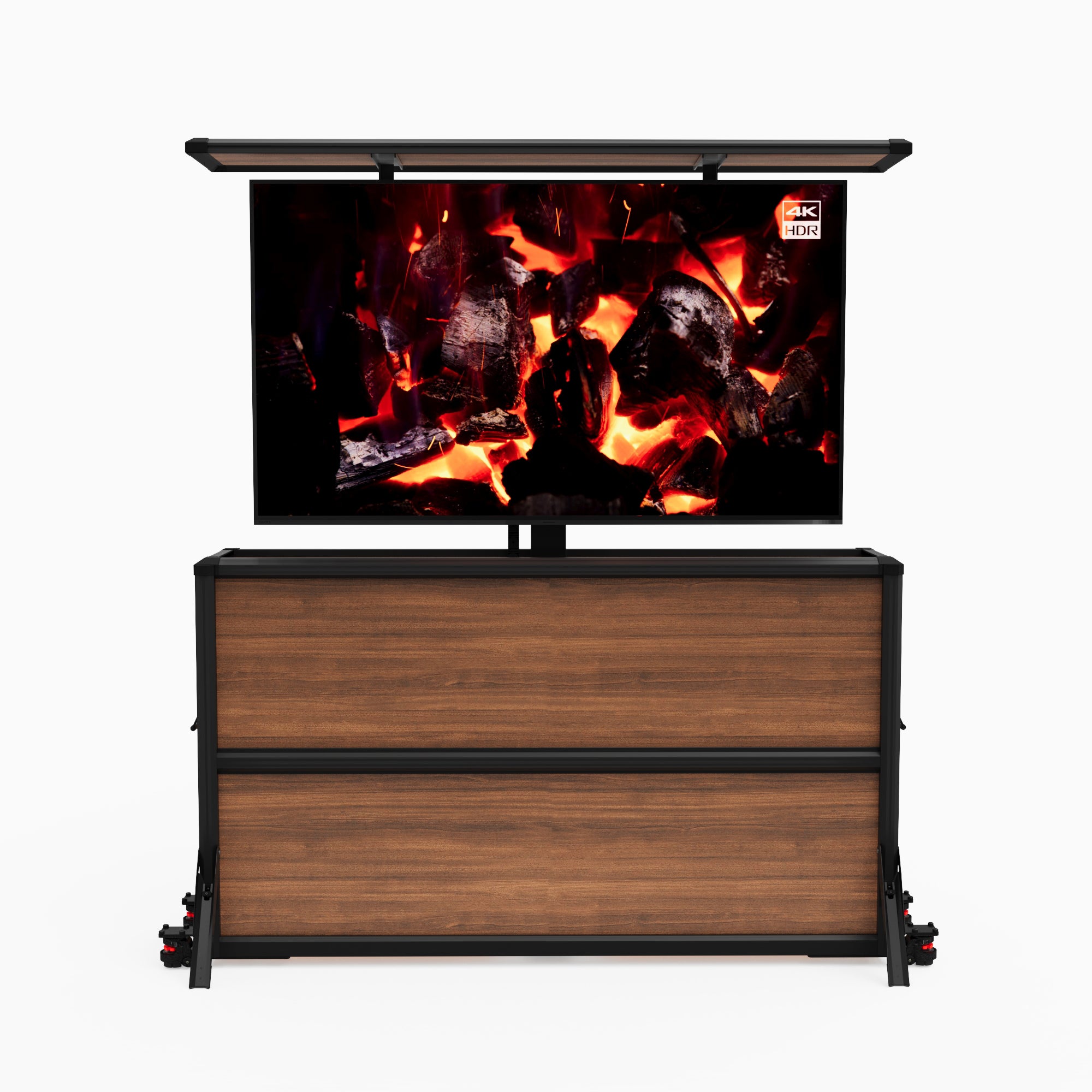 Mueble elevador de TV motorizado premium para interiores de 55 pulgadas