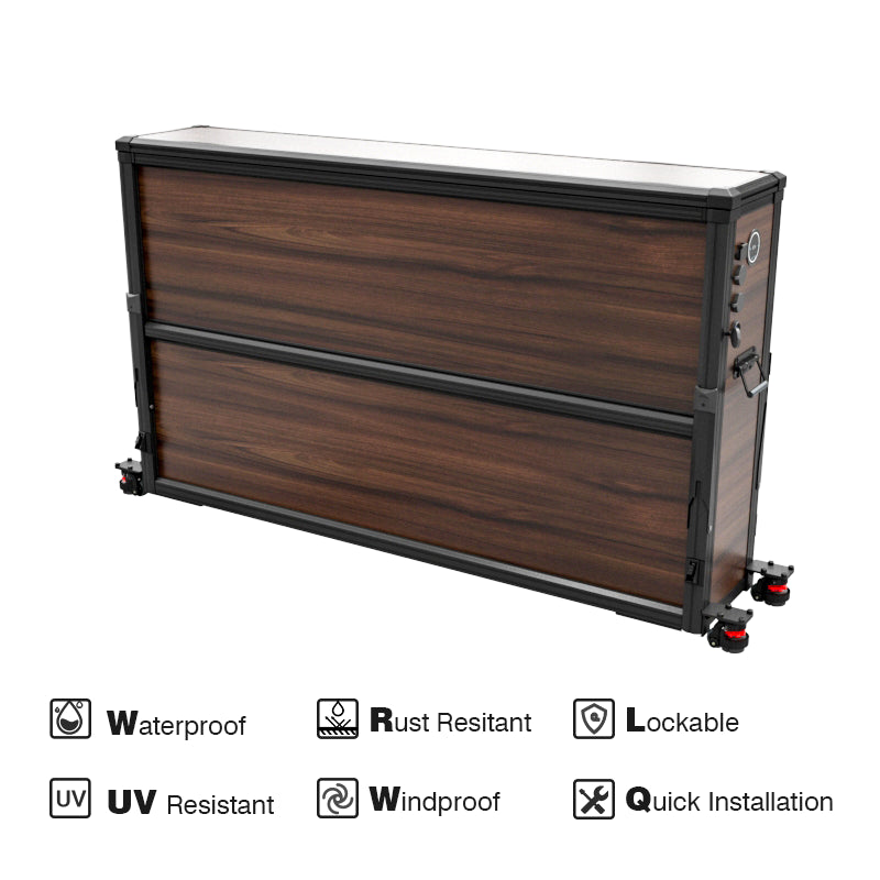 Weatherproof TV Lift Cabinet for TVs 55”, Indoor and Outdoor