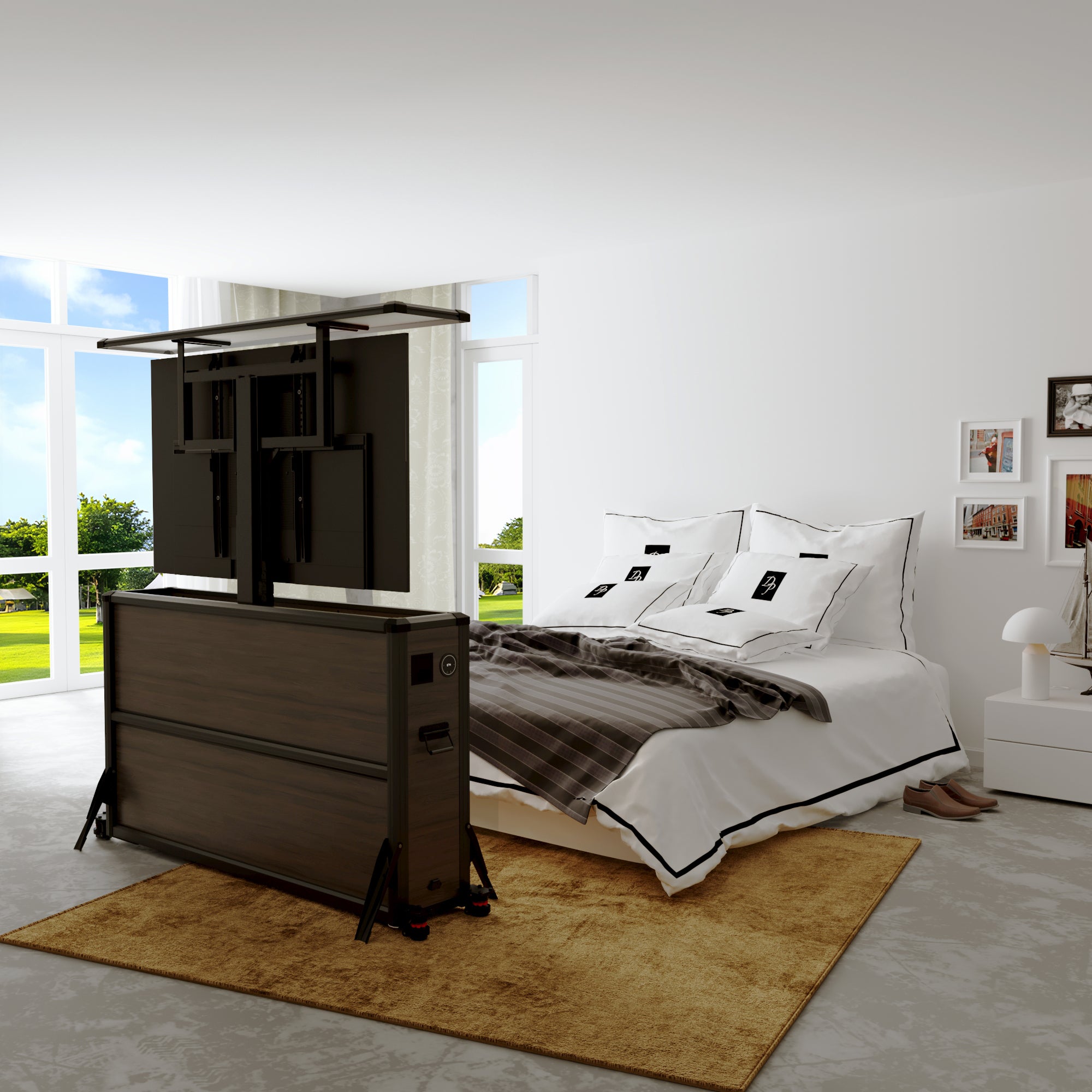 Premium Motorized Indoor TV Lift Cabinet for 55-Inch Indoor TVs