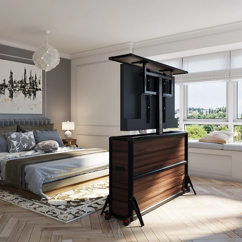 Weatherproof TV Lift Cabinet for TVs 55”, Indoor and Outdoor