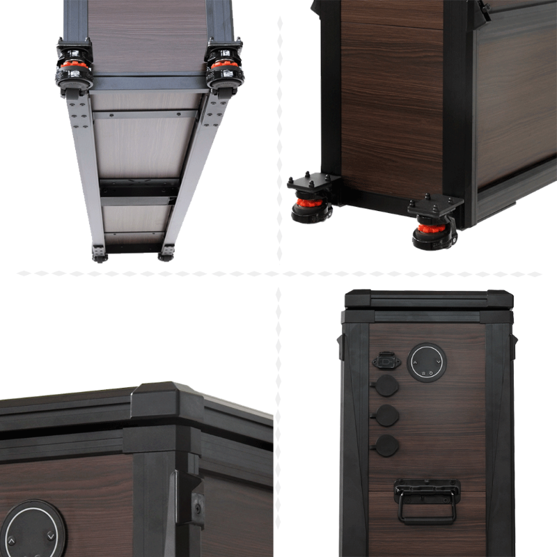 Weatherproof TV Lift Cabinet for TVs 65”, Indoor and Outdoor