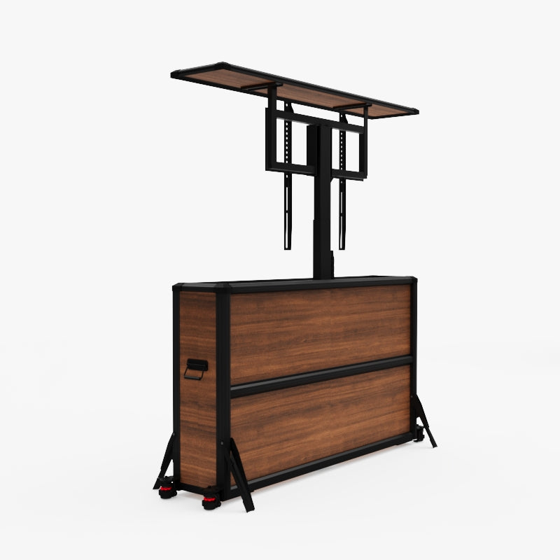 Mueble elevador de TV motorizado premium para interiores de 55 pulgadas 