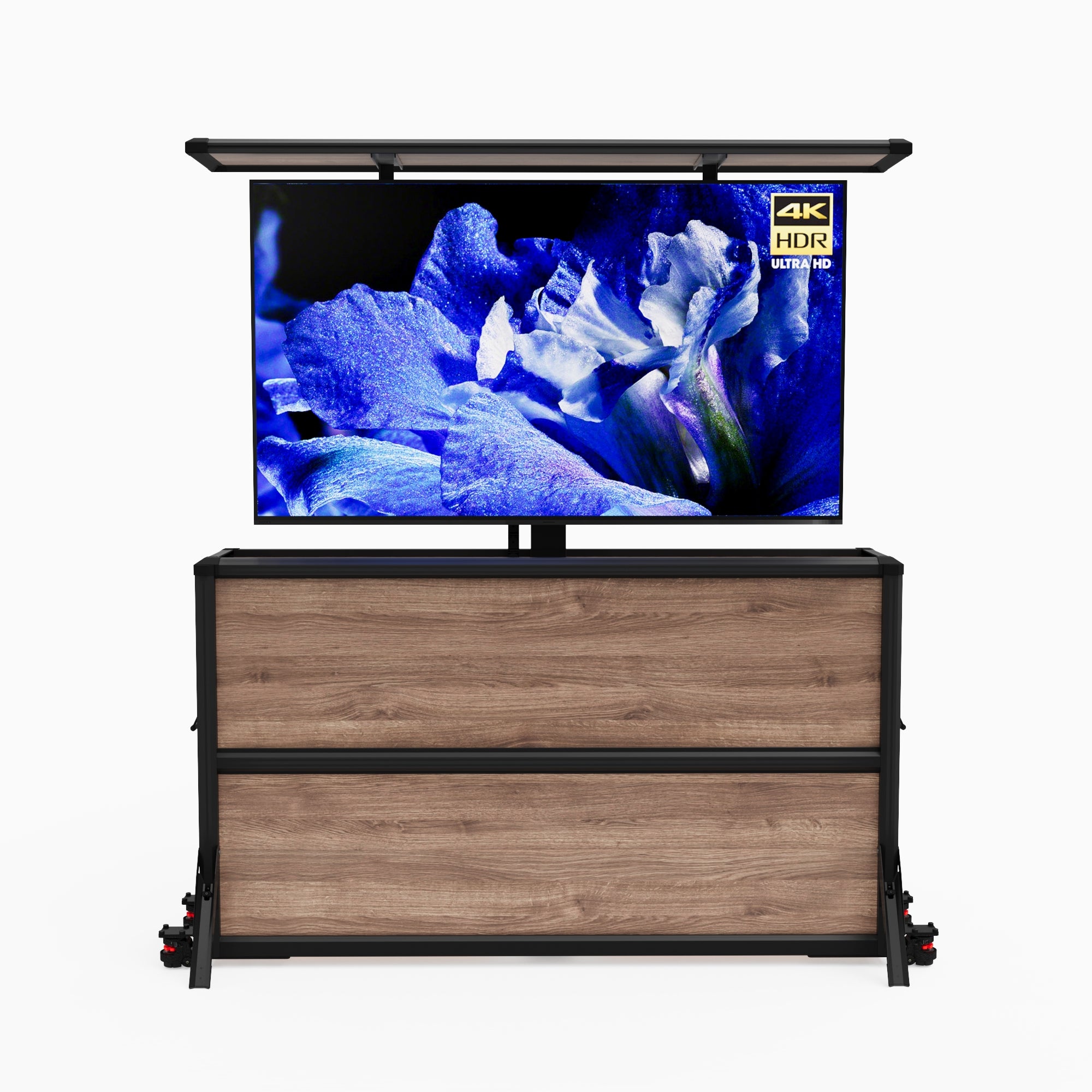 Mueble elevador de TV motorizado premium para interiores de 55 pulgadas 