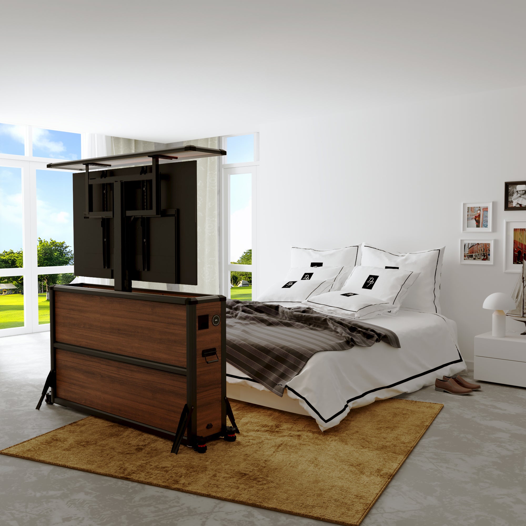 Premium Motorized Indoor TV Lift Cabinet for 55-Inch Indoor TVs