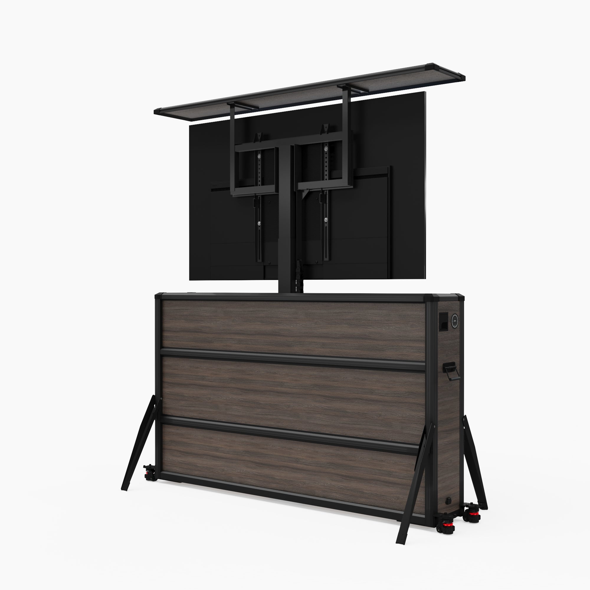 Mueble elevador de TV motorizado premium para interiores de 65 pulgadas 