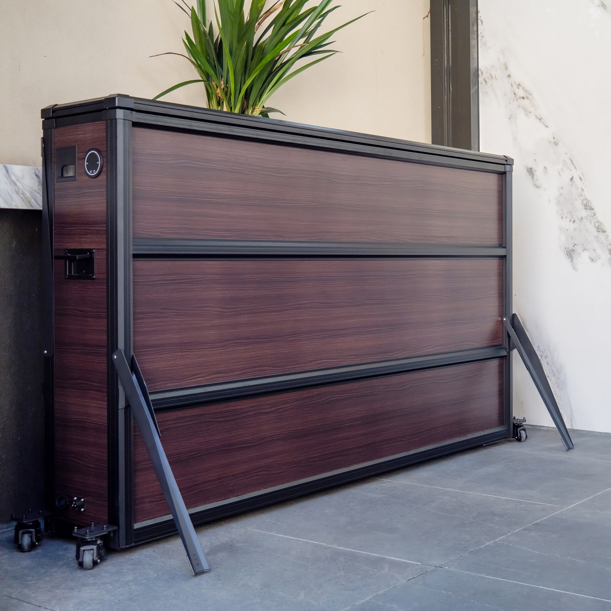 Weatherproof TV Lift Cabinet for TVs 65”, Indoor and Outdoor