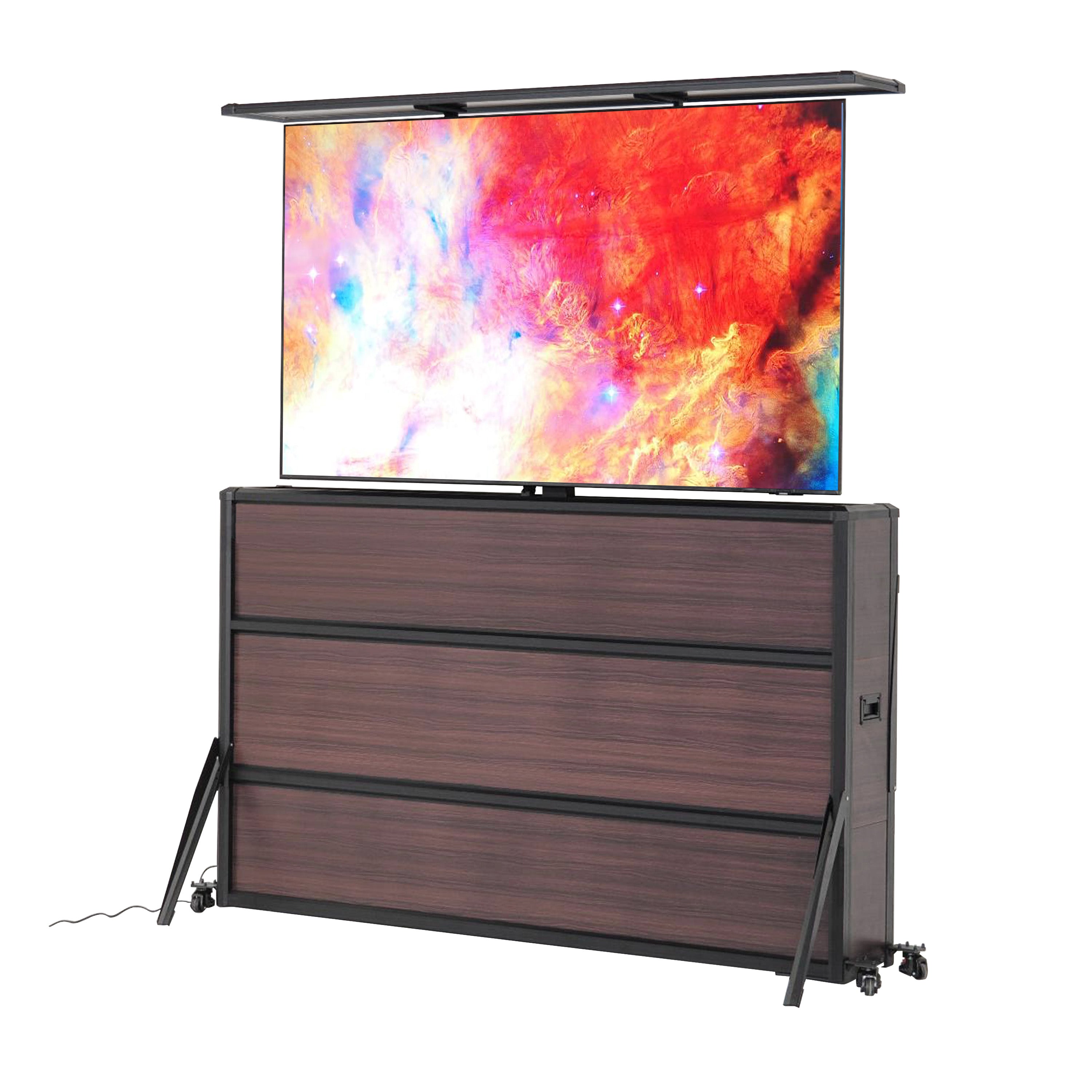 Weatherproof TV Lift Cabinet for TVs 65”, Indoor and Outdoor