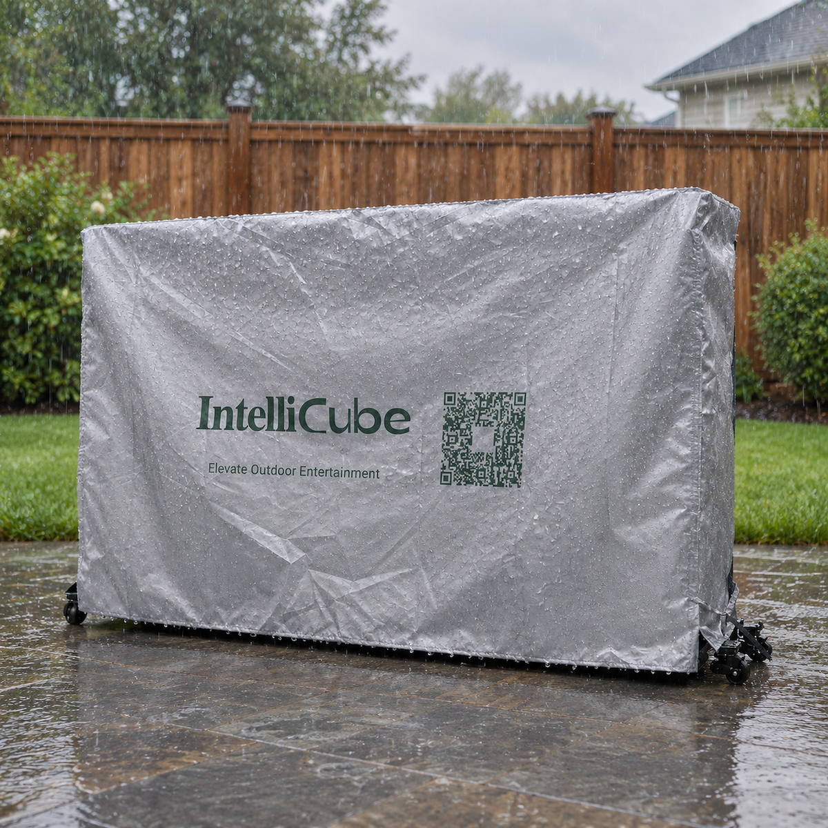 Housse de protection IntelliCube pour caissons d'élévateur TV extérieur standard (55" / 65" / 75")