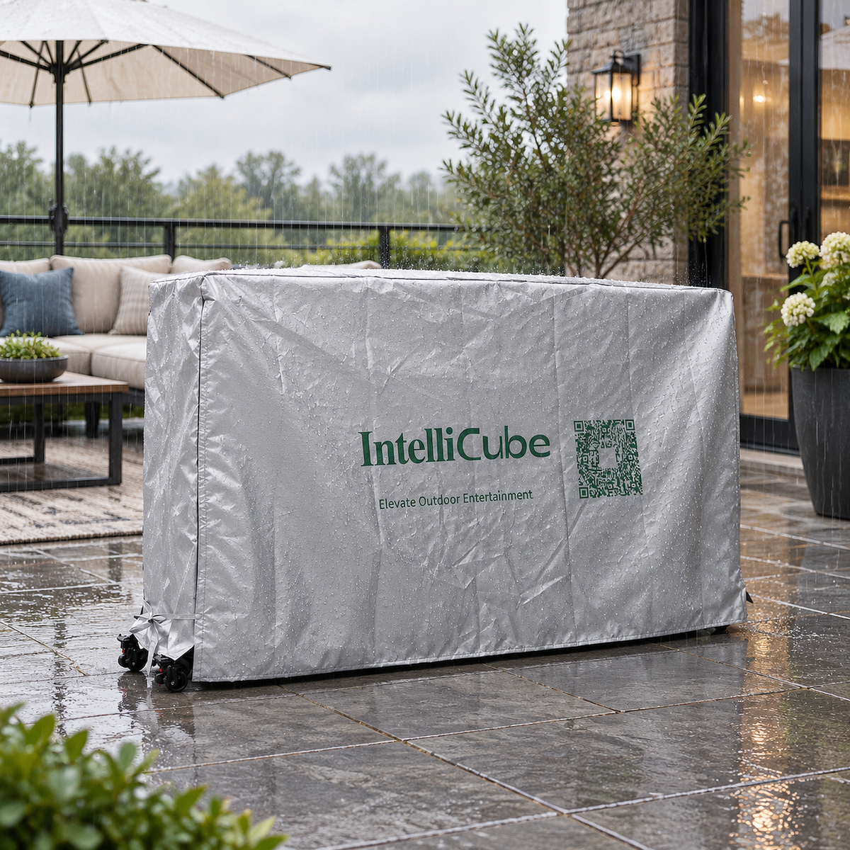 Housse de protection IntelliCube pour caissons d'élévateur TV extérieur standard (55" / 65" / 75")