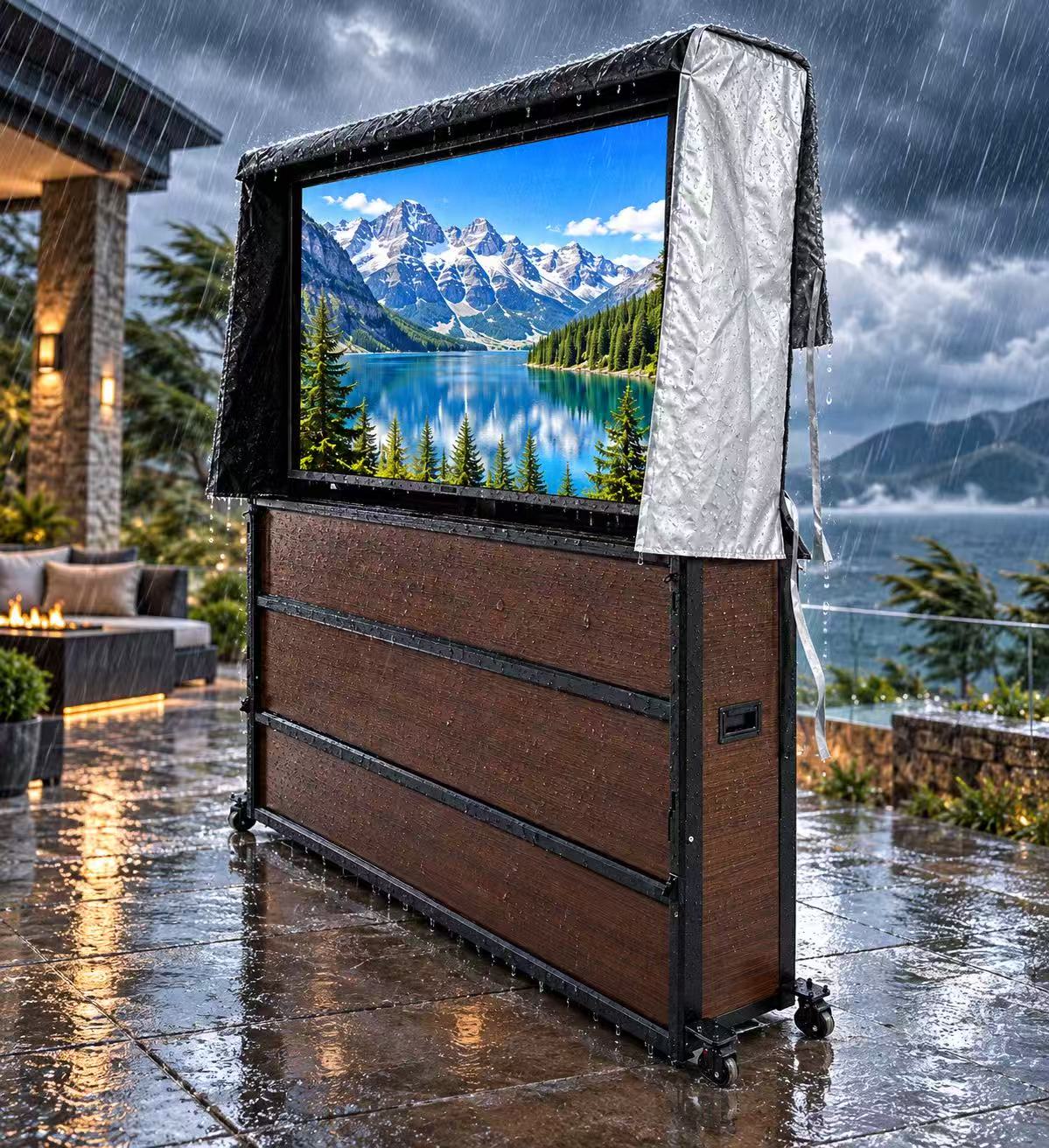 Housse de protection IntelliCube pour caissons d'élévateur TV extérieur standard (55" / 65" / 75")