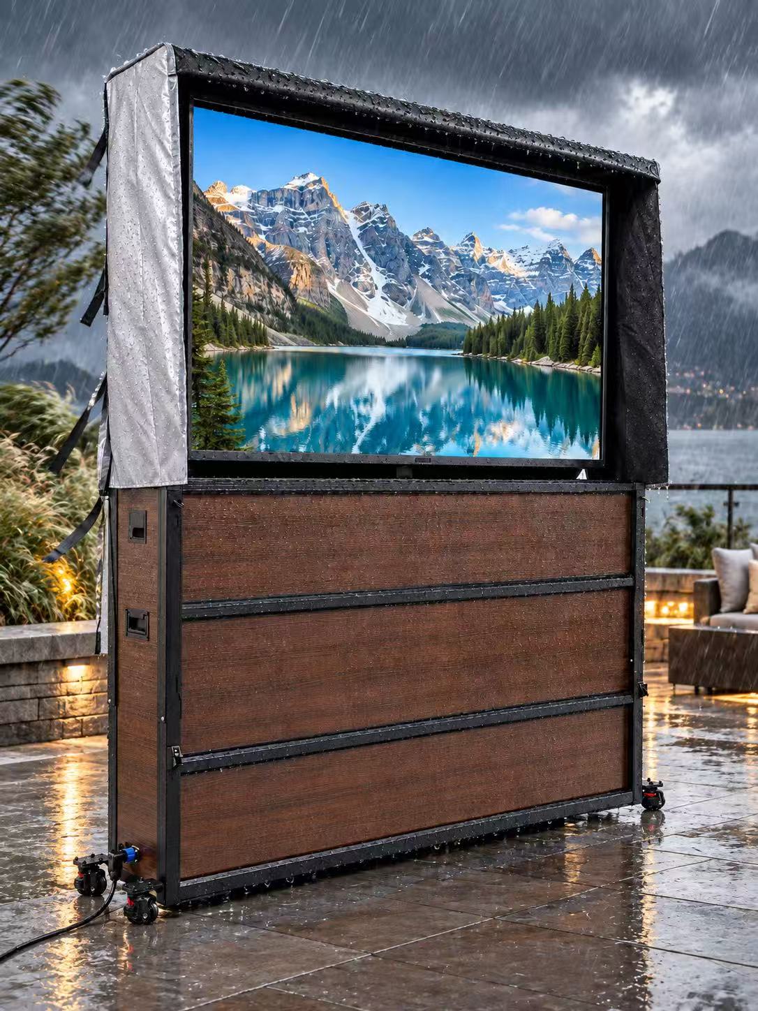 Housse de protection IntelliCube pour caissons d'élévateur TV extérieur standard (55" / 65" / 75")